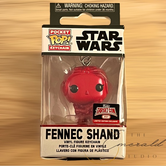Funko Pop! Star Wars Fennec Shand Premium Vinyl Keychain *NEW*